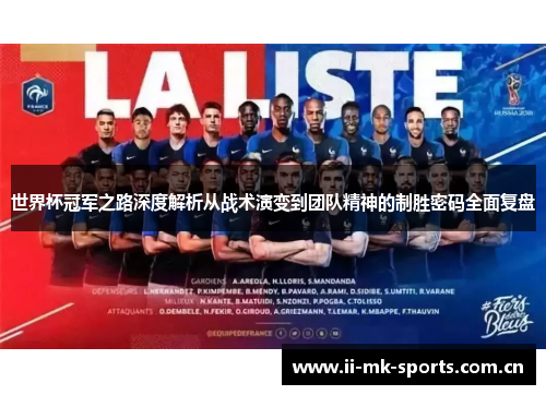 世界杯冠军之路深度解析从战术演变到团队精神的制胜密码全面复盘 世界杯冠军之路深度解析从战术演变到团队精神的制胜密码全面复盘